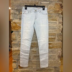 AG Adriano Goldschmied Jeans Womens 27R Light Wash Legging Ankle Super Skinny